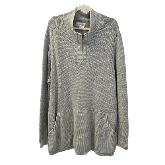Carbon2Cobalt Refresh Quarter Zip Knit Sweater Size XL - Picture 1 of 5